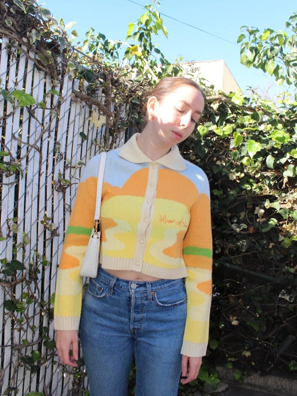 House of Sunny sunset jacquard Day Tripper cardigan
